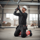Premium High-Performance Hi-Vis Softshell Trousers with Holster Pockets and CORDURA® Reinforcement for Harsh Weather Work