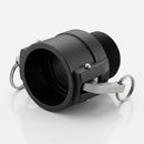 3in BSP Male Cam Lever Coupler – Glass Reinforced Polypropylene (view 2)