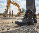 Premium Internal Metatarsal Boot with Poron XRD Technology, Steel Toe Cap, and Water Resistant Leather Upper for Enhanced Comfort and Protection