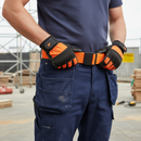 Premium Non-Metal Stretch Belt with Rubber-Coated Buckle for Comfort and Durability - Ideal for Transport Professionals