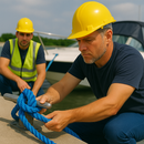 8mm Blue Polypropylene 3 Strand Rope on Drum – 500m – High-Strength, UV-Resistant & Versatile