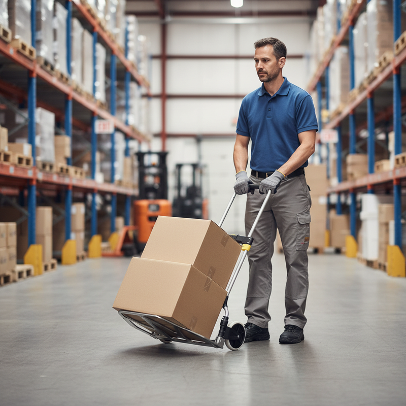 Heavy Duty Telescopic Folding Sack Truck - 100kg Capacity