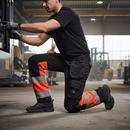 Premium Hi-Vis Trousers with Stretch Panels for Comfort and Safety Certification