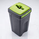 100 Litre Recycling Bin with Propeller Aperture – MDPE (view 2)
