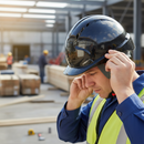 Premium Comfort Plus Safety Helmet with Wheel Ratchet Adjustment and Vented Design for Extended Wear