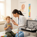 Premium Diagnostic Set for Eye, Ear, Nose, and Throat Treatment with Portable Case and High-Quality Instruments