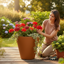 Premium Large Plastic Tradition Planter - Lightweight, Durable, and Available in 18 Colors for Indoor and Outdoor Use