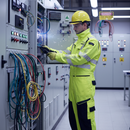 High-Performance Multisafe ARC Flash & Fire Retardant Boilersuit with Kneepad Pockets - Hi-Vis Yellow/Dark Navy