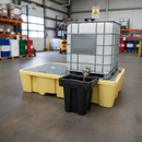 Premium Overflow Tray for Double IBC Spill Pallet - 100 Litres Capacity