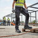 Premium Heavy Duty Safety Shoe with Mesh Panels for Comfort and Breathability - Composite Toe Cap and Rubber Outsole