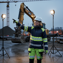 Premium Women's Winter Jacket - Heavy Duty Hi-Vis with Detachable Hood and Waterproof Features