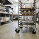 100mm Fixed Plate Castor with High-Temperature Phenolic Wheel