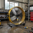 30in Industrial Drum Fan, 2-Speed, 110V, 284.8m³/min