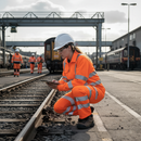 Premium Ladies Hi Vis Orange Rail Spec Combat Trousers with Robust Construction and Ample Storage for Enhanced Safety