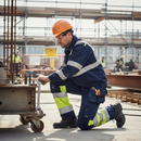 Premium High-Visibility Trousers with Stretch Panels and Holster Pockets for Enhanced Comfort and Functionality