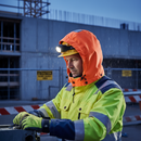 Premium Hi-Vis Hood - Wind and Waterproof Material with Breathable Taped Seams for Craftsmen and Industrial Workers