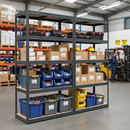 Premium Heavy Duty Shelving Unit - 2130mm High - 200/280kg Capacity - Grey