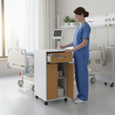 Premium Ergonomic Bedside Locker with Lockable Drawer, RFID Lock and Easy Clean Design for Exceptional Functionality