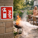 Fire Extinguisher Symbol Sign – Red – Essential Safety – Indoor/Outdoor Use