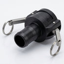 3in Polypropylene Cam Lever Hose Coupler with Stainless Steel Fittings (view 2)