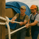 12mm White Polypropylene Rope 3 Strand - 75m Coil