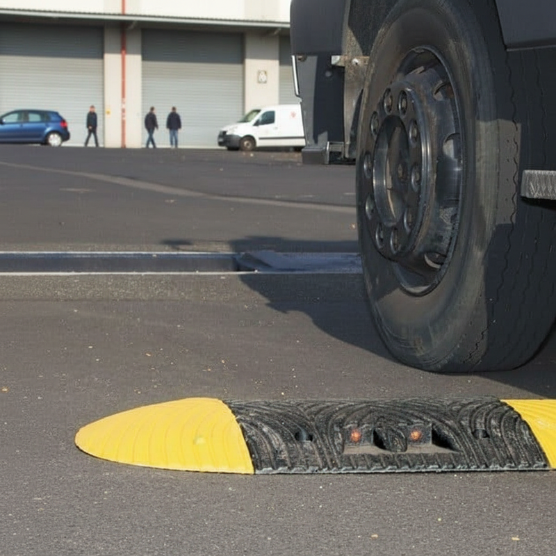 Professional Recycled Speed Bumps for Effective Traffic Regulation - M