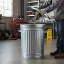 Premium Heavy Duty Stackable Tapered Bin with Standard Lid - 86 Litre Capacity for Convenient Storage