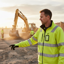 Premium High Visibility Fleece Jacket with Reflective Tape, Perfect for Layering and Enhanced Safety