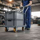 125mm Diameter Heavy Duty Polyurethane Tyred Wheel with Aluminium Centre