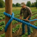 10mm Blue Polypropylene Rope 3 Strand – Heavy-Duty, Waterproof & UV-Resistant | 100m Coil | Best-Seller!