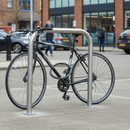 Premium Heavy Duty Stainless Steel Sheffield Bike Stand for Secure Locking with Surface Mounting or Cast-in Options