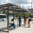 Premium Bus Stop Name Sign for Enhanced Passenger Guidance with Durable 2mm Galvanised Steel Finish