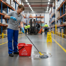 Premium 15 Litre Mop Bucket with Wet Floor Warning Sign and Color Options - High-Quality Professional Grade for Industrial and Commercial Applications