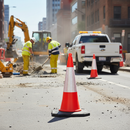 Heavy Duty 1 Metre Tall Traffic Cone for Road Safety and Visibility - High-Quality Professional Grade for Industrial and Commercial Applications