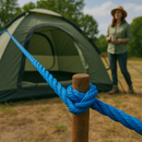 12mm Blue Polypropylene Rope 30m Coil – Heavy Duty 3-Strand Twisted Strong & Rot-Proof