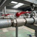 1-1/4in BSP Female Plated Brass Lever Ball Valve, 82mm