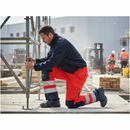 Premium High-Visibility Shell Trousers with Mesh Lining and Reinforced Knees for Optimal Comfort and Visibility