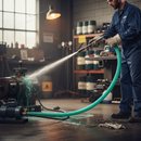 Premium Lightweight Green Tinted Delivery PVC Hose for Water and Chemical Transfer