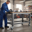 100mm Heavy Duty Braked Swivel Bolt Hole Castor Grey TPR