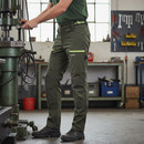 Premium Water Repellent Stretch Work Trousers with Multi-Pockets and Knee Pad Inserts for Comfort and Mobility
