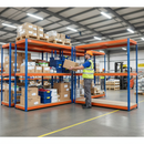 Premium Heavy Duty Industrial Shelving - 1677mm High - 400kg Capacity - Chipboard Construction