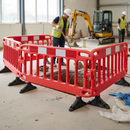 Premium Blow Moulded Reflective Barrier for Pedestrian Safety - Simplistic Design and High Durability