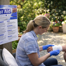 First Aid Hand Treatment Poster – 420mm x 594mm – Synthetic Paper – Indoor/Outdoor