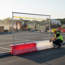 Heavy Duty Full Height Mesh Barrier - Crash Tested Road Barrier for Safety and Security