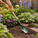 Premium Heavy Duty Forged Steel Border Spade for Gardening and Landscaping with Ergonomic Handle Options