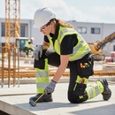 Premium Hi-Vis Women's Trousers with 4-Way Stretch, Holster Pockets and Knee Ventilation for Ultimate Comfort