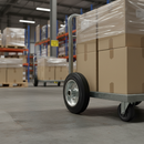 80mm Diameter Heavy Duty Wheel with Rubber Tyre and Metal Centre