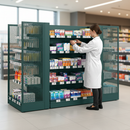 Premium Pharmacy Standard Gondola Island for Optimal Customer Viewing Experience