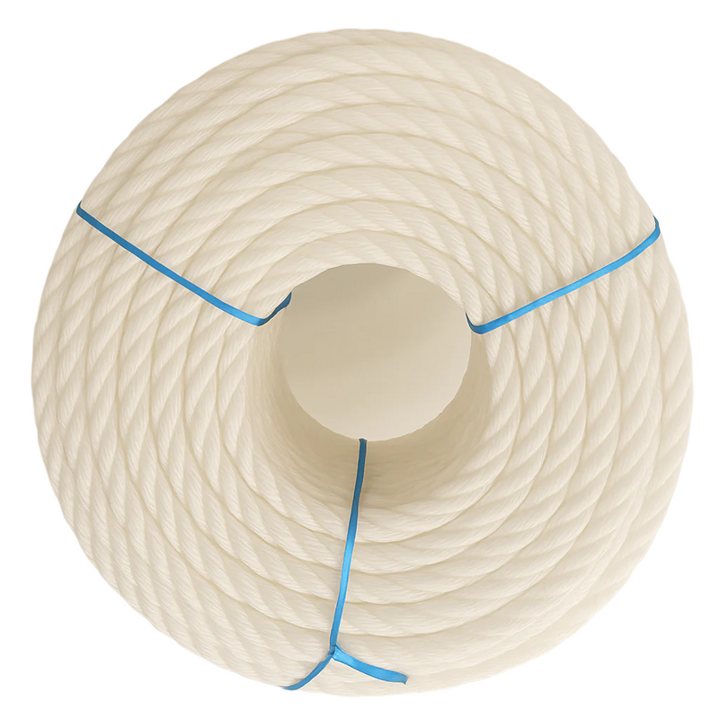 6mm White Polypropylene Rope – Heavy-Duty, Weatherproof & Multi-Purpose | 50m Coil