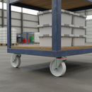 100mm Swivel Bolt Hole Heavy Duty Castor Nylon Wheel with Roller Bearing